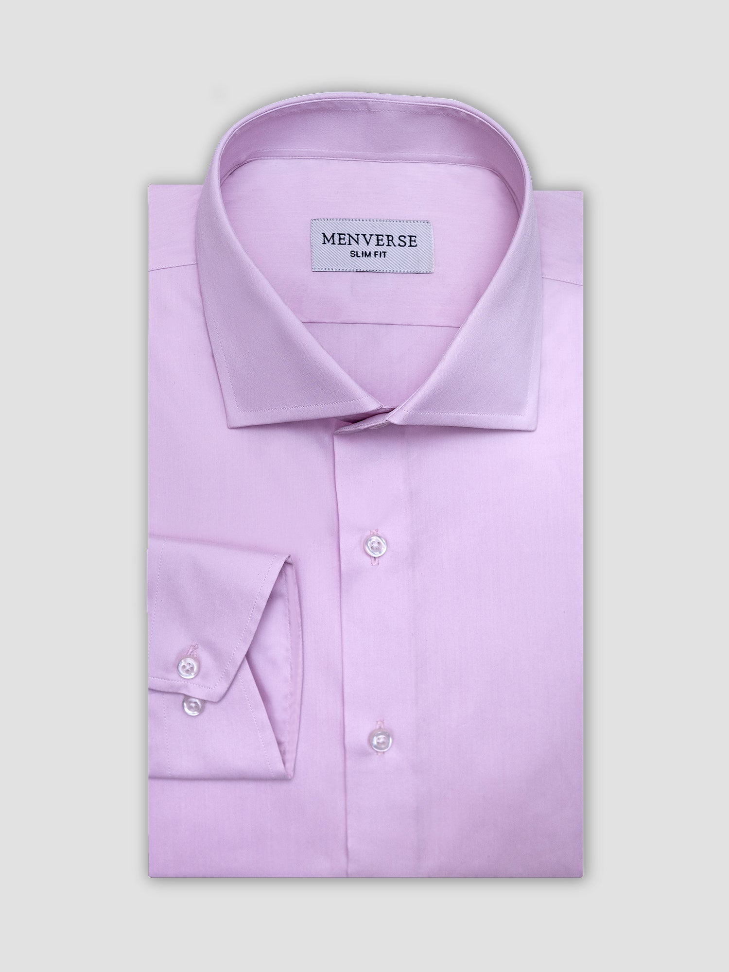 ITALIAN SOLID FOUR WAY STRETCH PINK SHIRT